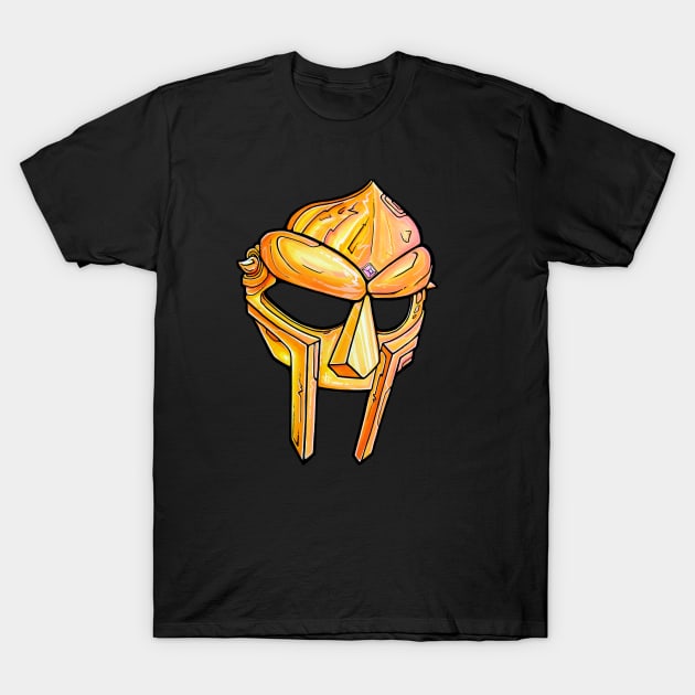 MF DOOM Gold Mask T-Shirt by Hops